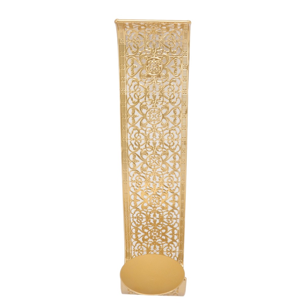 Wedding Solution - 철제 벽걸이 캔들 홀더 15.16x 5.12인치