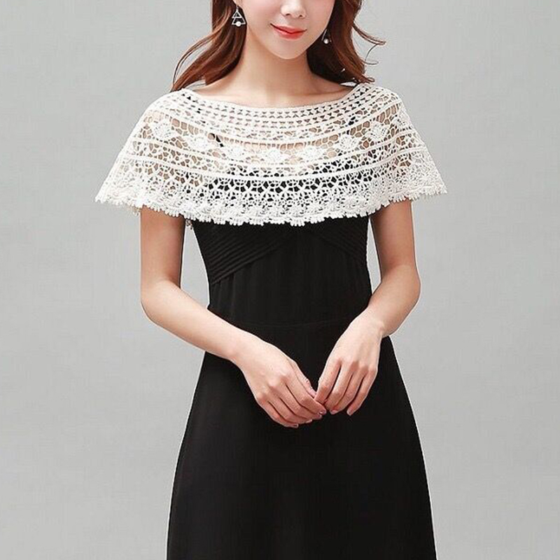 Wedding Dress Supply - 여성 니트 홀 아웃 숄 랩