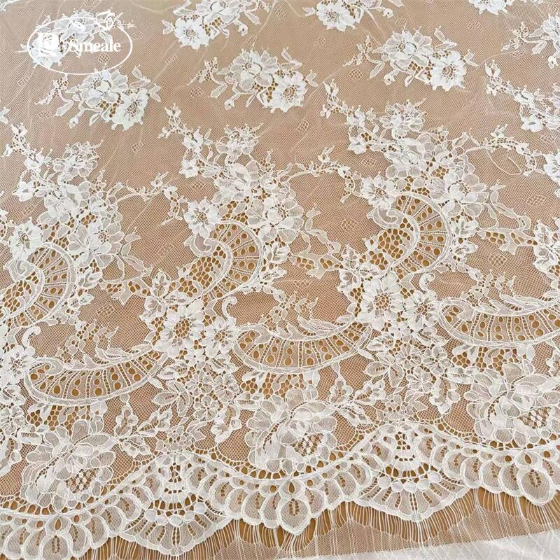 3미터. 수제 테두리 자수 레이스 원단, 신부 웨딩드레 - Wedding Dress Supply 리뷰 및 가격