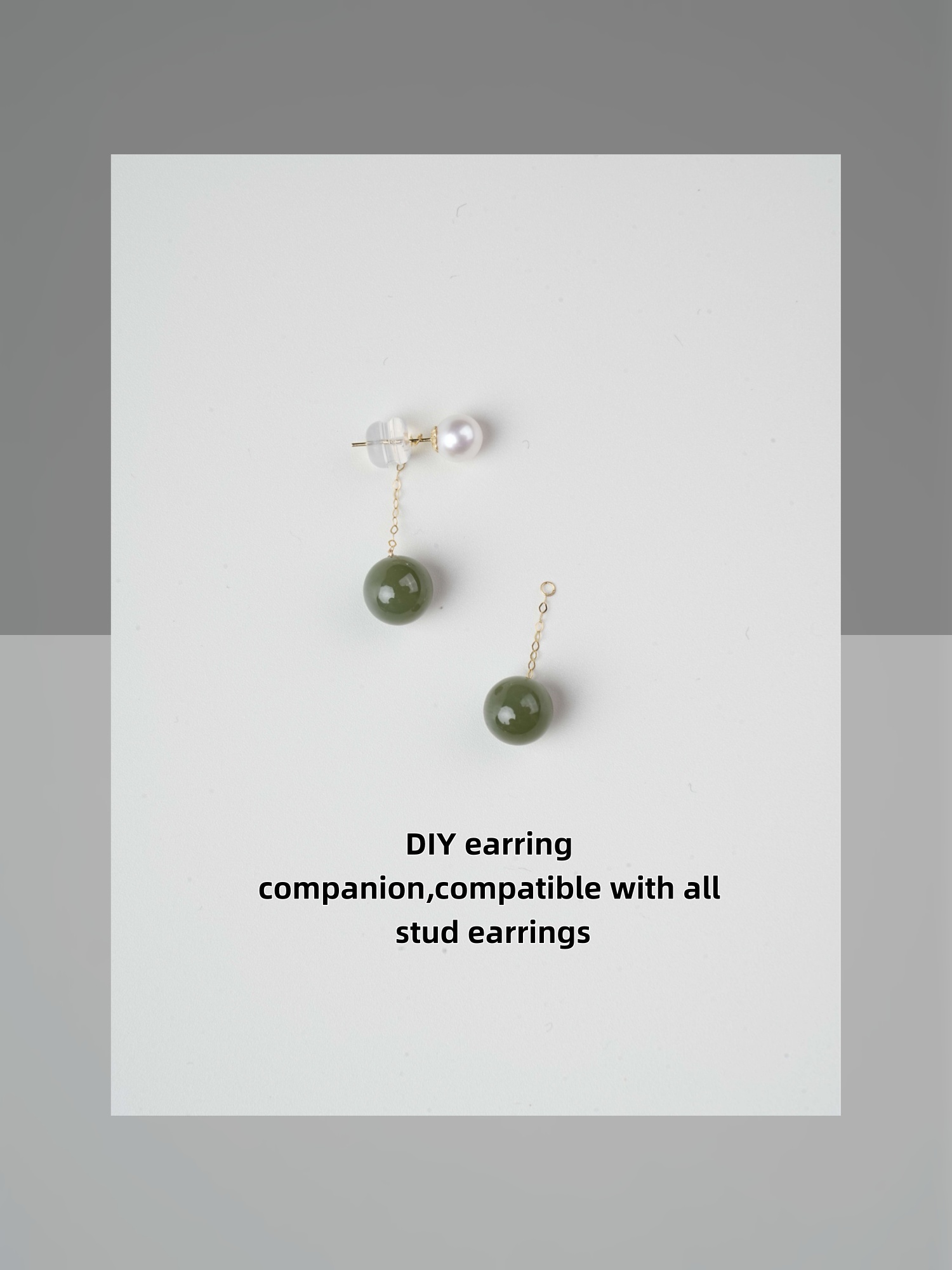 NYMPH 18K 옐로우 골드 천연 옥 DIY 귀걸이  - Wedding Package Gold 리뷰 및 가격