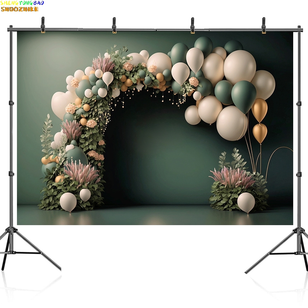사진 스튜디오 포토콜용 컬러풀 풍선 꽃 아치 문짝, 생 - Wedding Qq 리뷰 및 가격