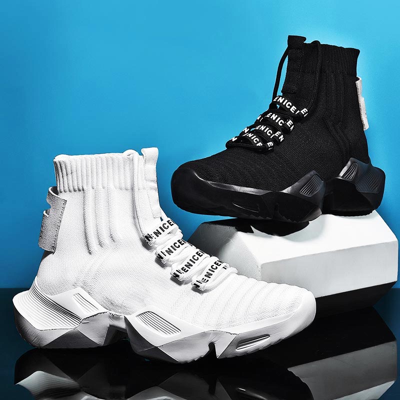 플러스 사이즈 하이 탑 대규모 스포츠 양말 부츠 남성  - Wedding Supply Online Store 리뷰 및 가격