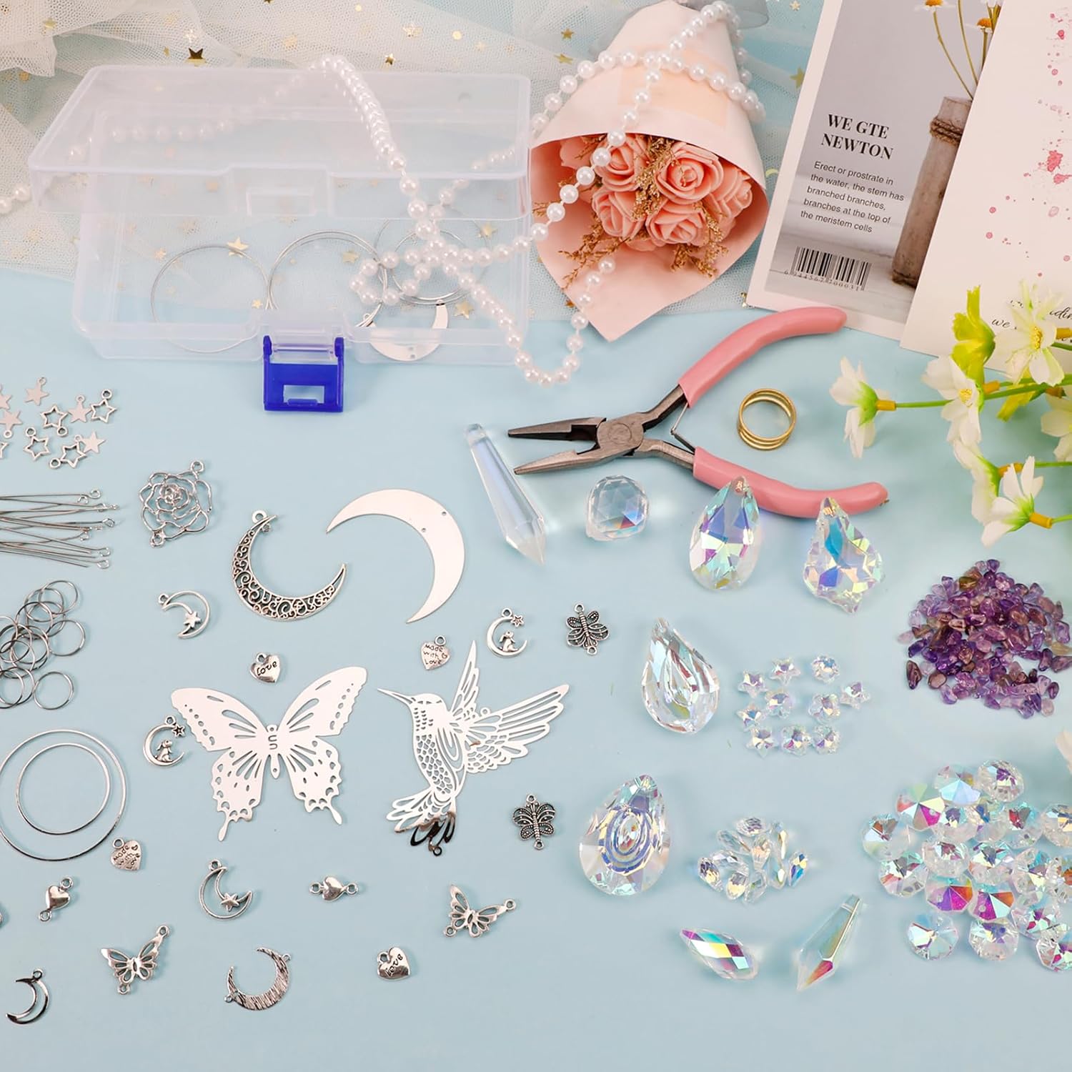 DIY 400개 선캐쳐 만들기 용품 키트, 크리스탈 무 - Wedding Supply Kit 리뷰 및 가격