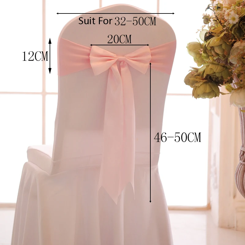 25pcs 새틴 스판덱스 의자 커버 밴드 리본 의자 넥 - Chair Sash Organza 리뷰 및 가격