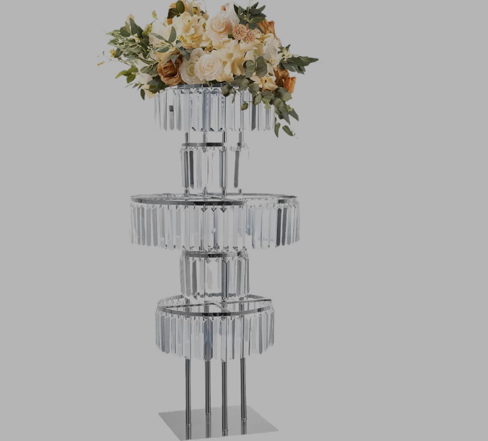 4개의 꽃꽂이대, 크리스탈 로드 리드 39인치 꽃 스탠 - Wedding/Event Supply Store 리뷰 및 가격